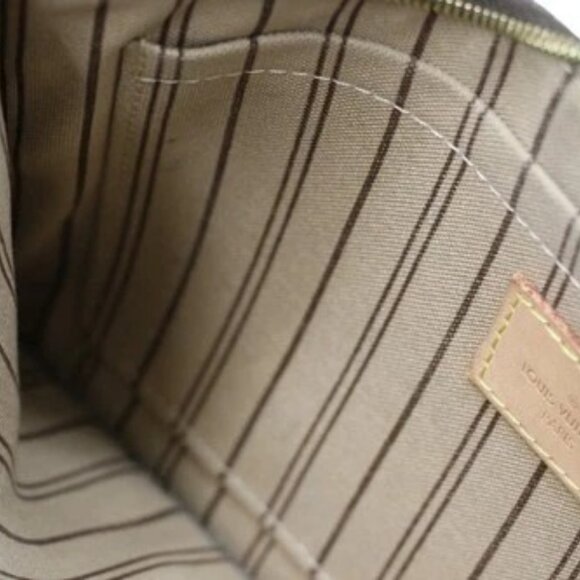 Louis Vuitton Neverfull Monogram Canvas Pochette Wristlet SD0119 - Brown *READ* - Picture 13 of 16